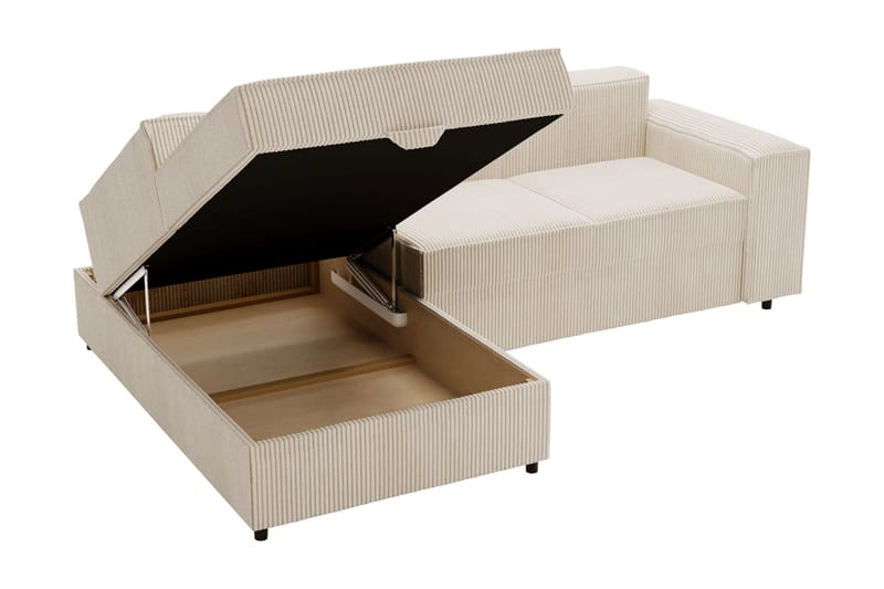 Bysantinsk Sovesofa Med 3-Seters Divan - Hvit - Møbler - Sofaer - Sovesofaer