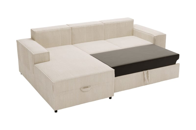 Bysantinsk Sovesofa Med 3-Seters Divan - Hvit - Møbler - Sofaer - Sovesofaer