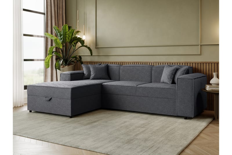 Bysantinsk Sovesofa Med 3-Seters Divan - Hvit - Møbler - Sofaer - Sovesofaer