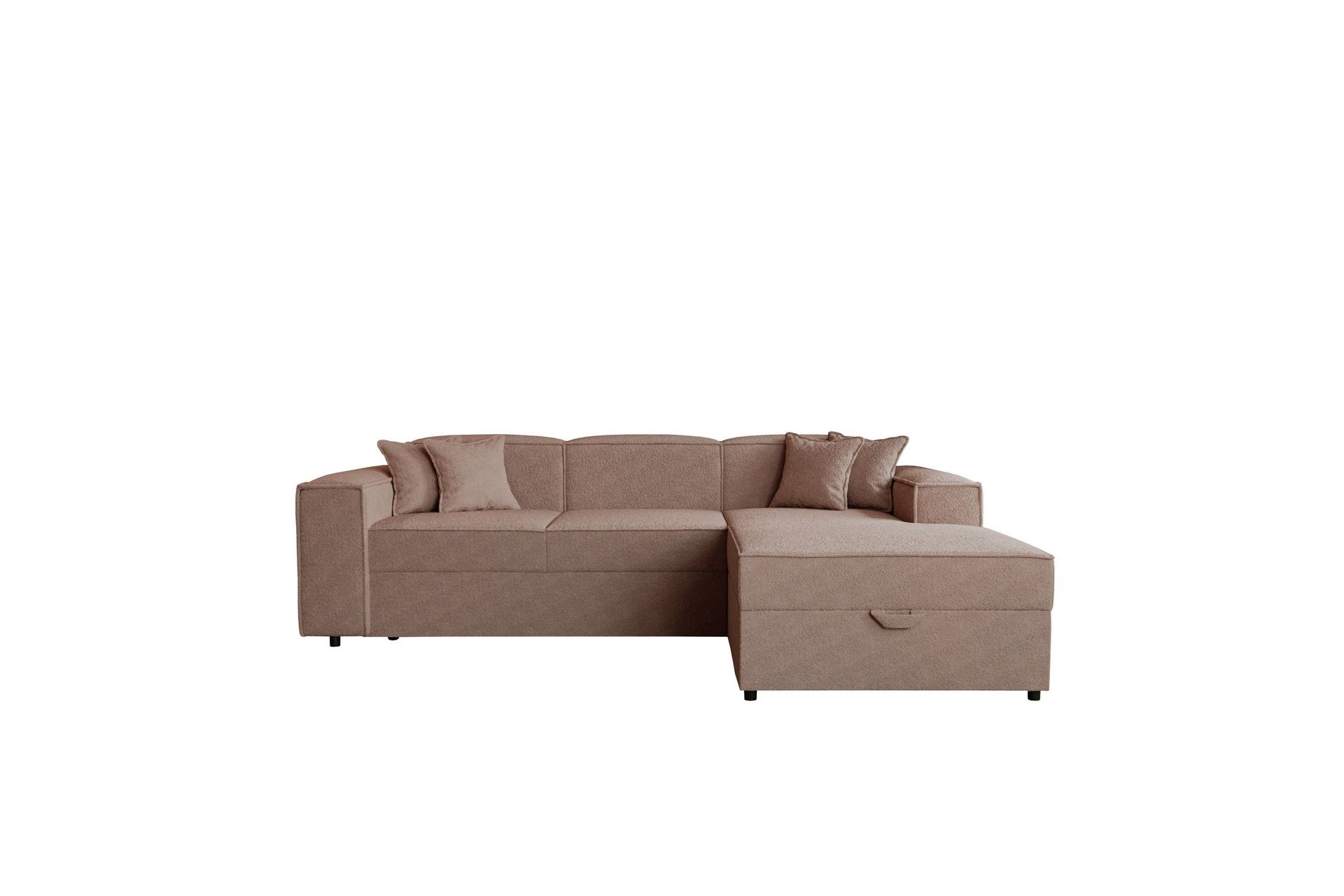 Bysantinsk Sovesofa Med 3-Seters Divan - Rosa