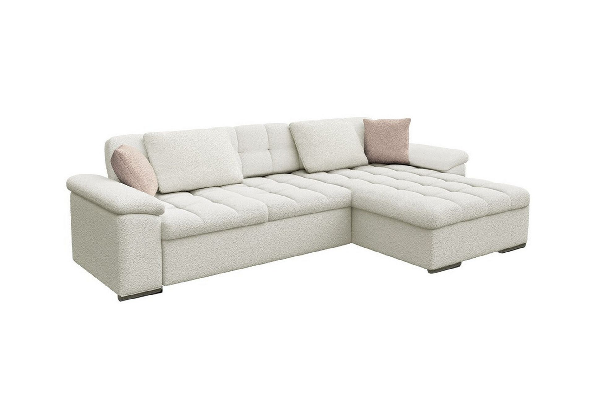 Camior 3-seters Hjørnesovesofa - Beige/Lys Beige - Møbler - Sofaer - Sovesofaer