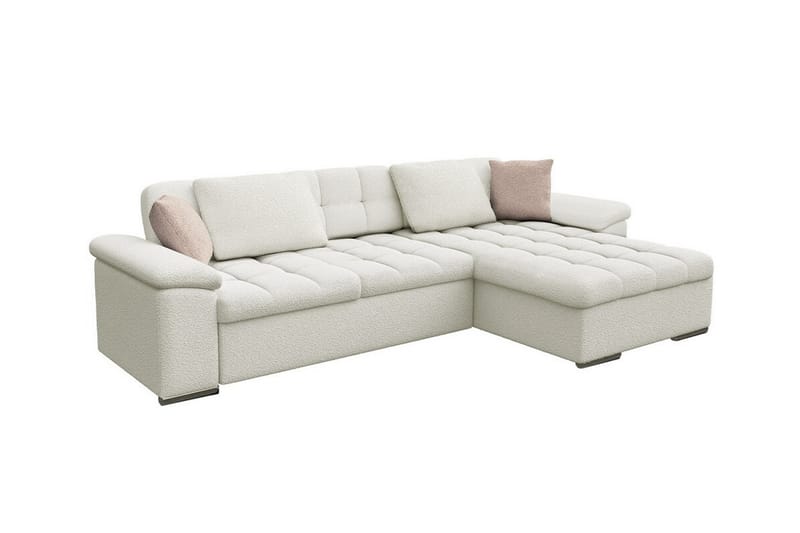 Camior 3-seters Hjørnesovesofa - Beige/Lys Beige - Sovesofaer - Hjørnesovesofa