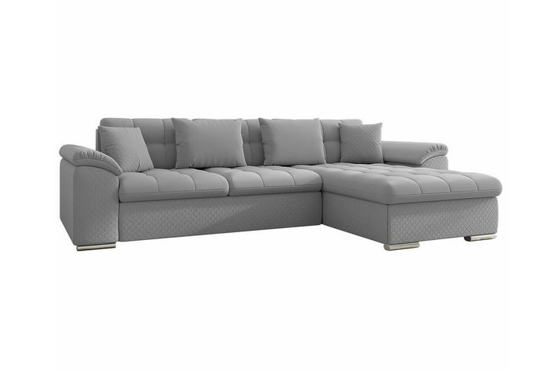 Camior 3-seters Hjørnesovesofa - Grå - Møbler - Sofaer - Sovesofaer