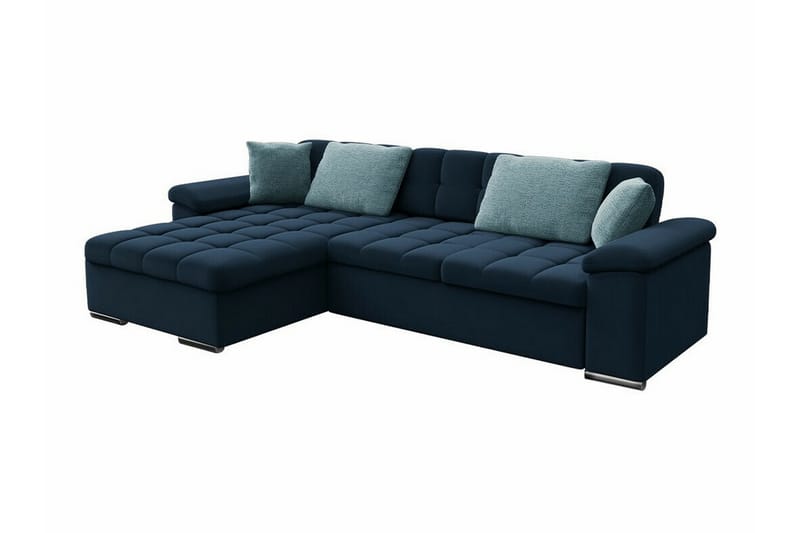 Camior 3-seters Hjørnesovesofa - Mørkeblå - Møbler - Sofaer - Sovesofaer