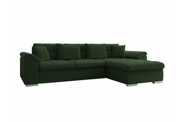 Camior 3-seters Hjørnesovesofa - Mørkegrønn - Møbler - Sofaer - Sovesofaer