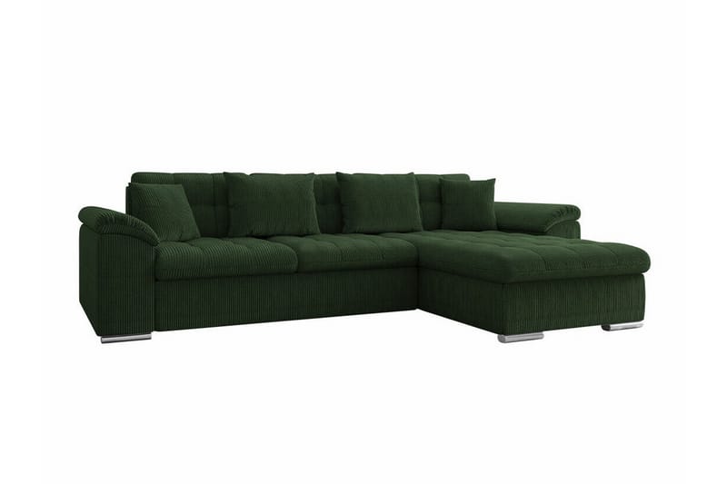 Camior 3-seters Hjørnesovesofa - Mørkegrønn - Møbler - Sofaer - Sovesofaer