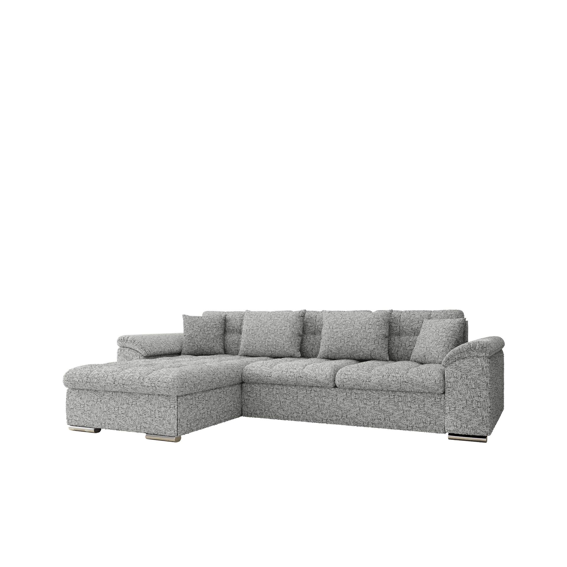 Camior 4-seters sovesofa med divan, venstrevendt - Grå