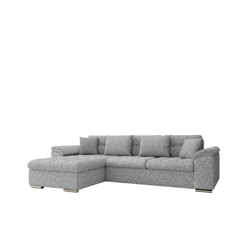 Camior 4-seters sovesofa med divan, venstrevendt, Grå