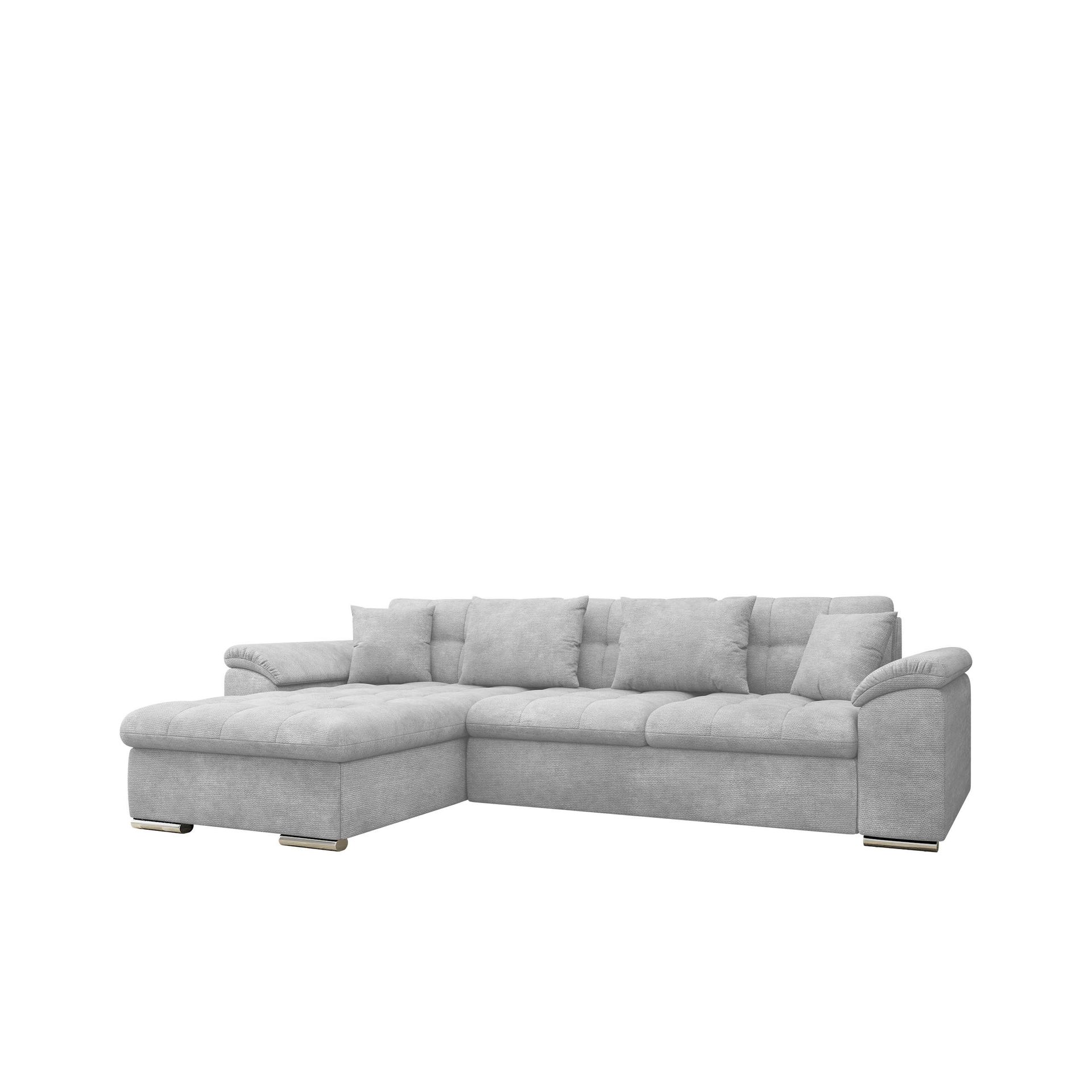 Camior 4-seters sovesofa med divan, venstrevendt - grå