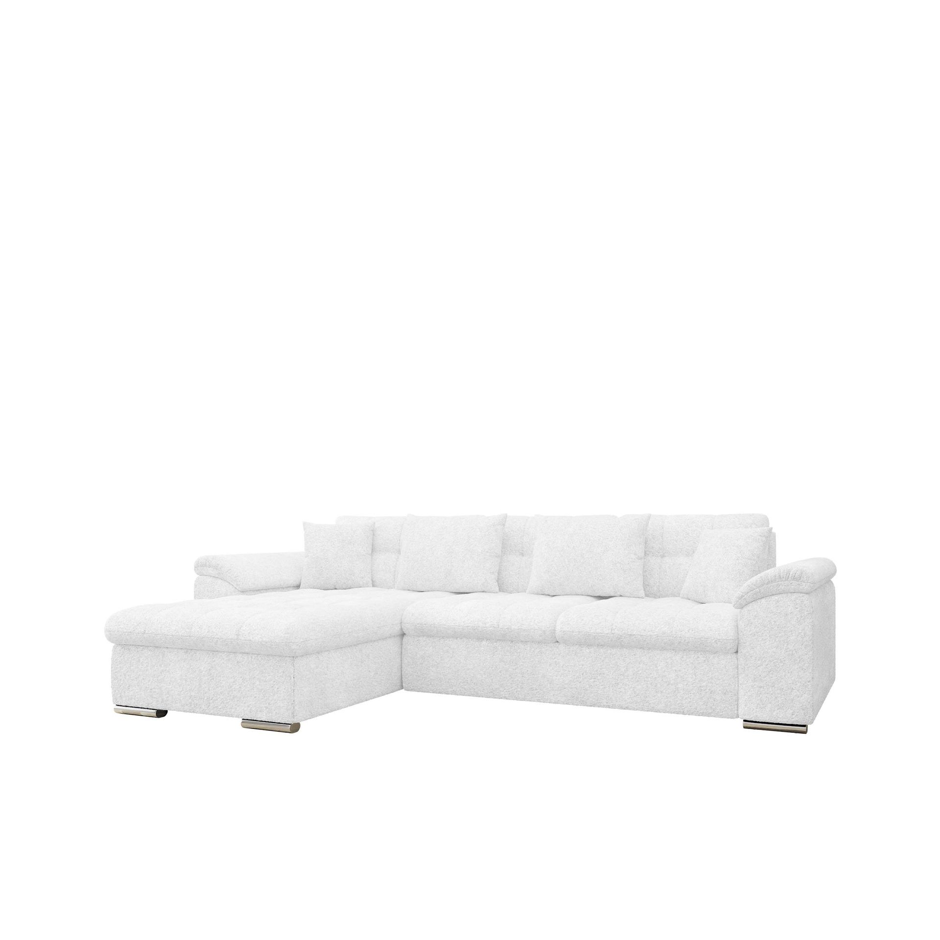 Camior 4-seters sovesofa med divan, venstrevendt - Hvit