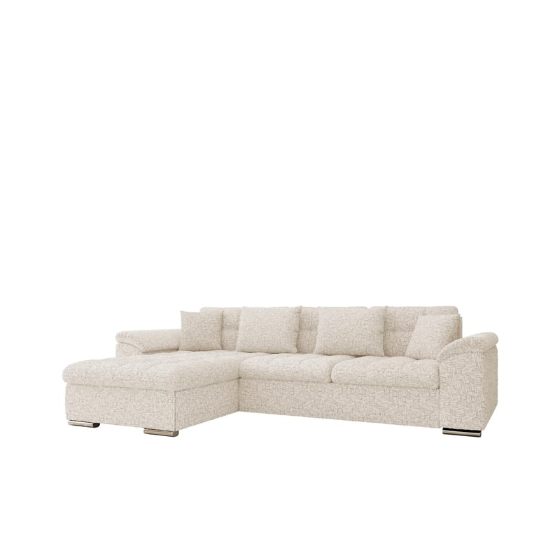 Camior 4-seters sovesofa med divan, venstrevendt, Offwhite