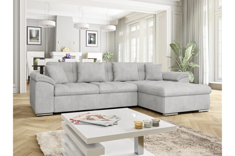 Camior Sovesofa med Divan 3-seter - Grå - Møbler - Sofaer - Sovesofaer