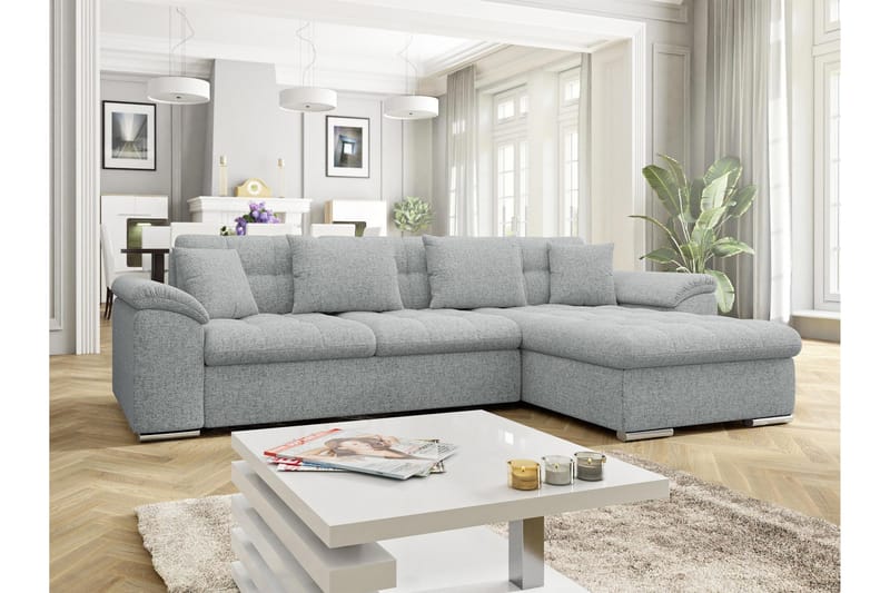 Camior Sovesofa med Divan 3-seter - Grå - Møbler - Sofaer - Sovesofaer