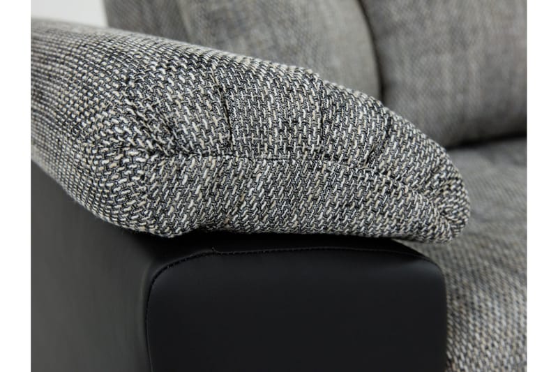 Camior Sovesofa med Divan 3-seter - Svart - Møbler - Sofaer - Sovesofaer