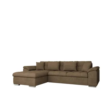 Camior Sovesofa med sjeselong 3-seter - Brun - Møbler - Sofaer - Sovesofaer