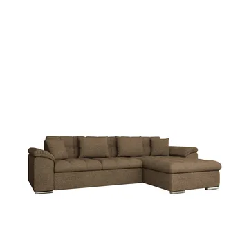Camior Sovesofa med sjeselong 3-seter - Brun - Møbler - Sofaer - Sovesofaer
