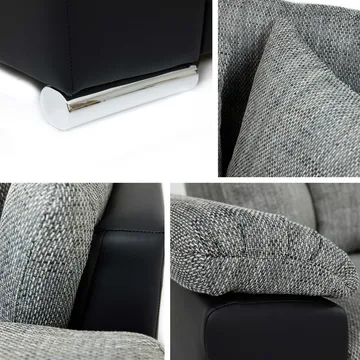 Camior Sovesofa med sjeselong 3-seter - Brun - Møbler - Sofaer - Sovesofaer
