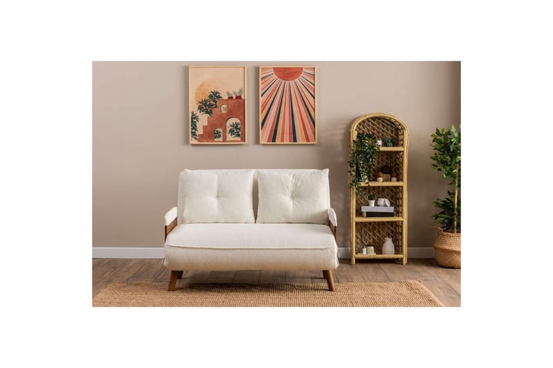 Canelo Sovesofa 2-sits - Hvit - Møbler - Sofaer - Sovesofaer
