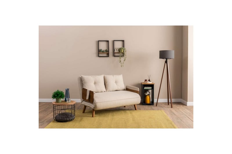 Canelo Sovesofa 2-sits - Krem - Møbler - Sofaer - Sovesofaer
