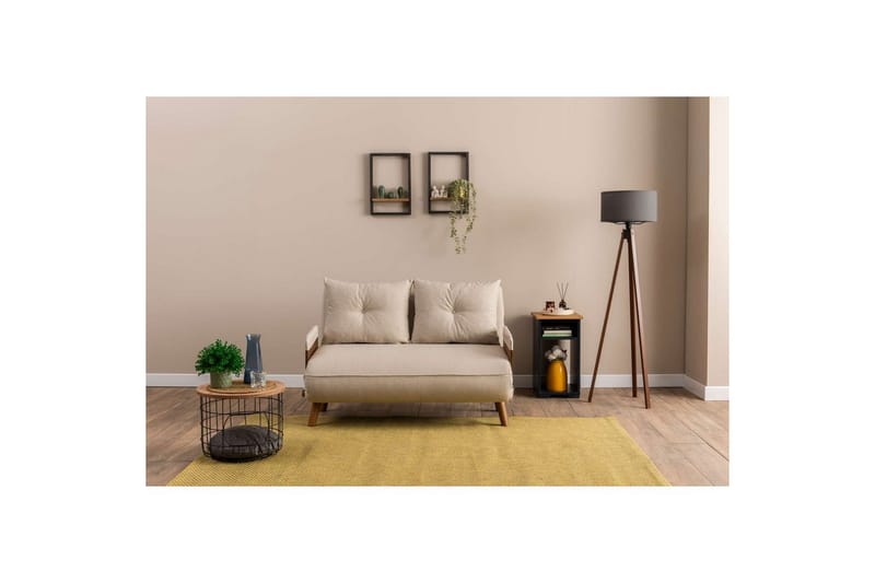 Canelo Sovesofa 2-sits - Krem - Møbler - Sofaer - Sovesofaer