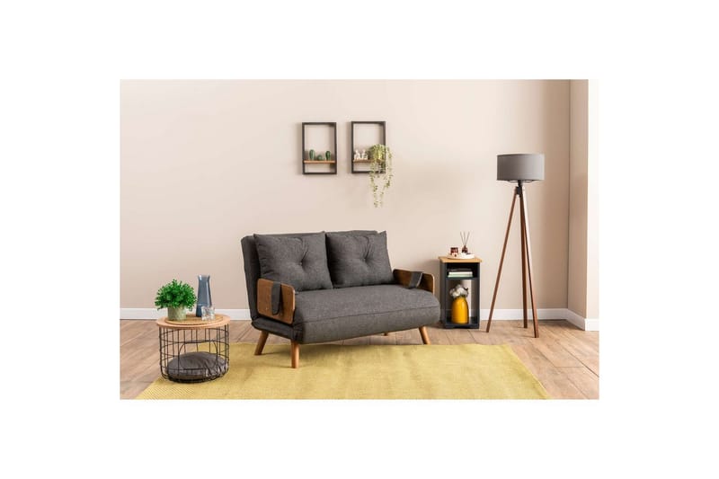 Canelo Sovesofa 2-sits - Mørkegrå - Møbler - Sofaer - Sovesofaer