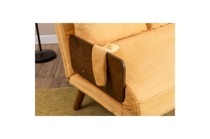 Canelo Sovesofa 2-sits - Sennepsgul - Møbler - Sofaer - Sovesofaer