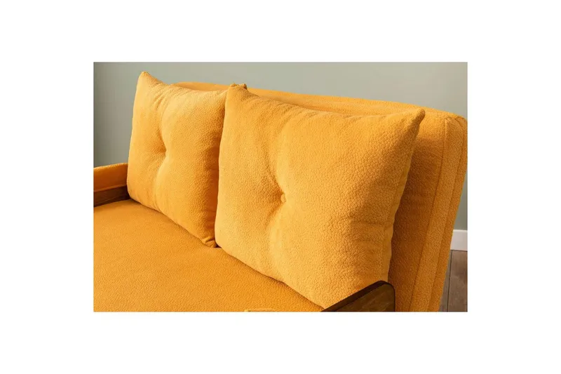 Canelo Sovesofa 2-sits - Sennepsgul - Møbler - Sofaer - Sovesofaer