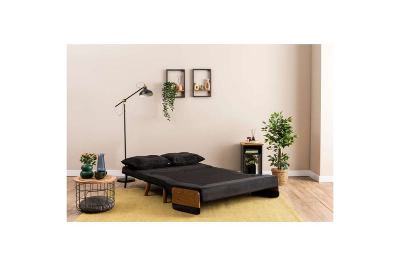 Canelo Sovesofa 2-sits - Sort - Møbler - Sofaer - Sovesofaer