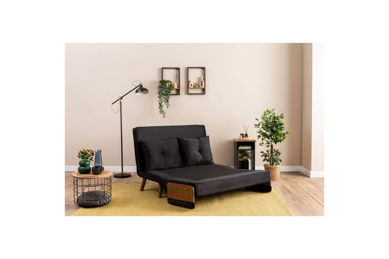 Canelo Sovesofa 2-sits - Sort - Møbler - Sofaer - Sovesofaer