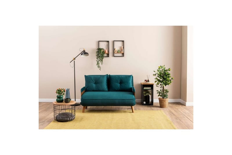 Canelo Sovesofa 2-sits - Petrol Grønn - Møbler - Sofaer - Sovesofaer