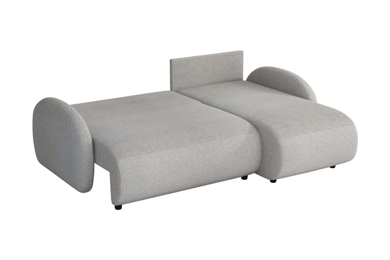 Carve 2-seter Venstrevendt L-formet Sovesofa med Sjeselong i Stoff - Rosa - Møbler - Sofaer - Sovesofaer