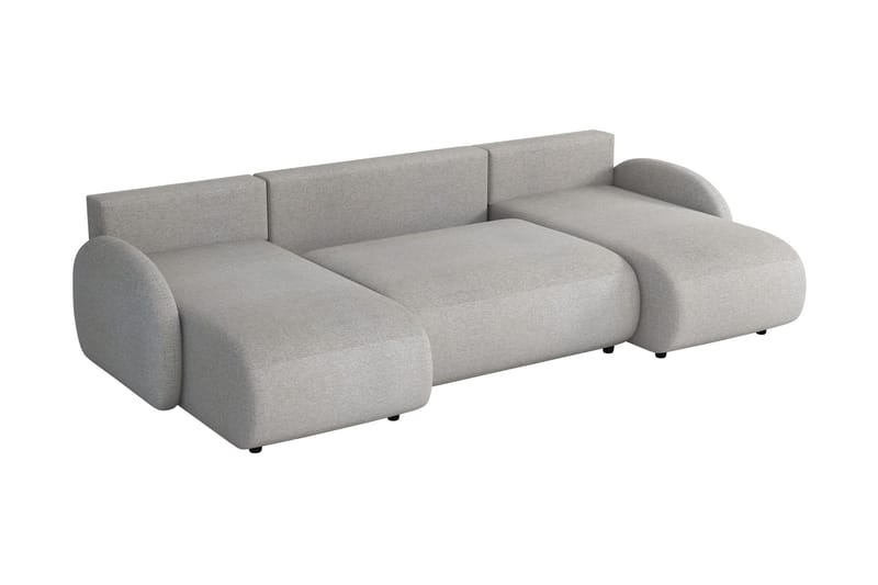 Carve Sovesofa Dobbel Divan 3-Seter - Grå - Møbler - Sofaer - Sovesofaer