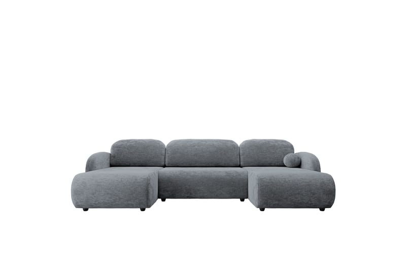 Carve Sovesofa Dobbel Divan 3-Seter - Grå - Møbler - Sofaer - Sovesofaer