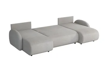 Carve Sovesofa Dobbel Divan 3-Seter - Hvit - Møbler - Sofaer - Sovesofaer