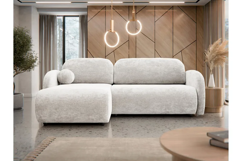 Carve Sovesofa Med 2-Seters Divan - Beige - Møbler - Sofaer - Sovesofaer