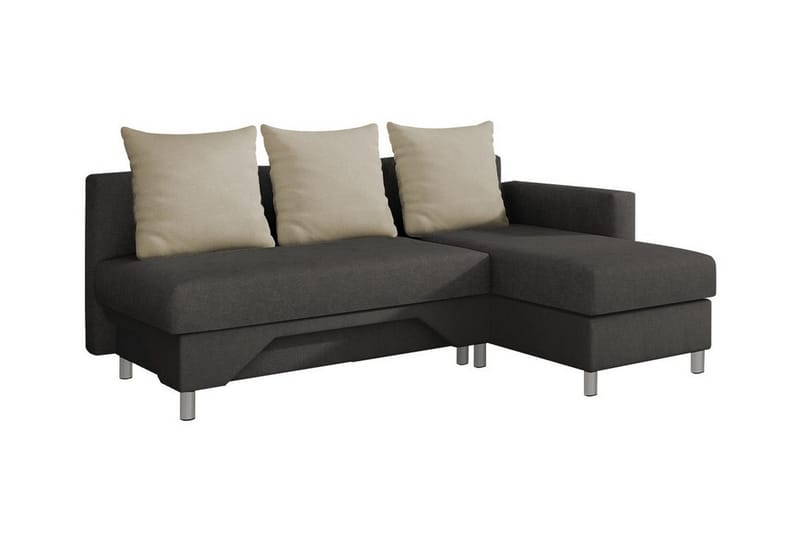 Castlebay 3-seters Hjørnesovesofa - Brun/Beige - Møbler - Sofaer - Sovesofaer