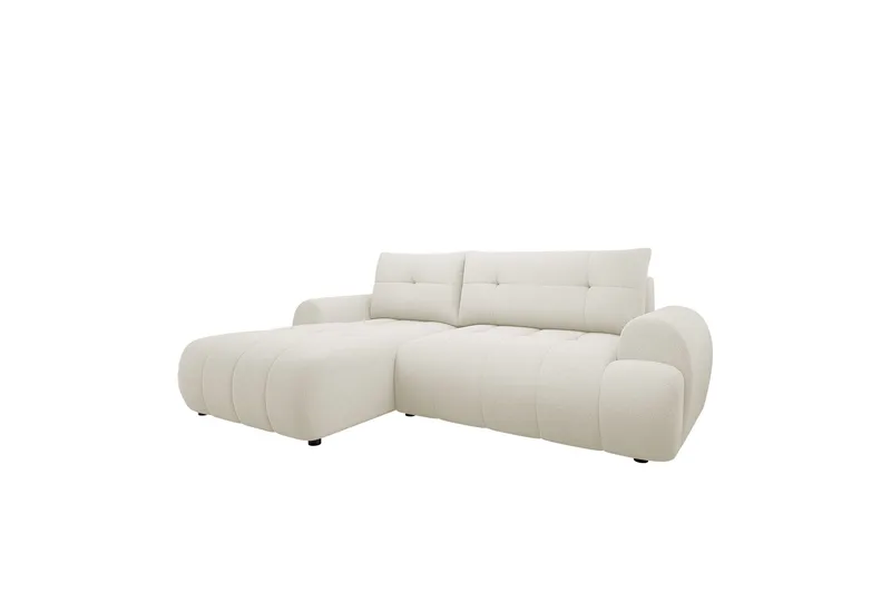 Ceibo Sovesofa med Sjeselong 3-seter i Plysj, Beige