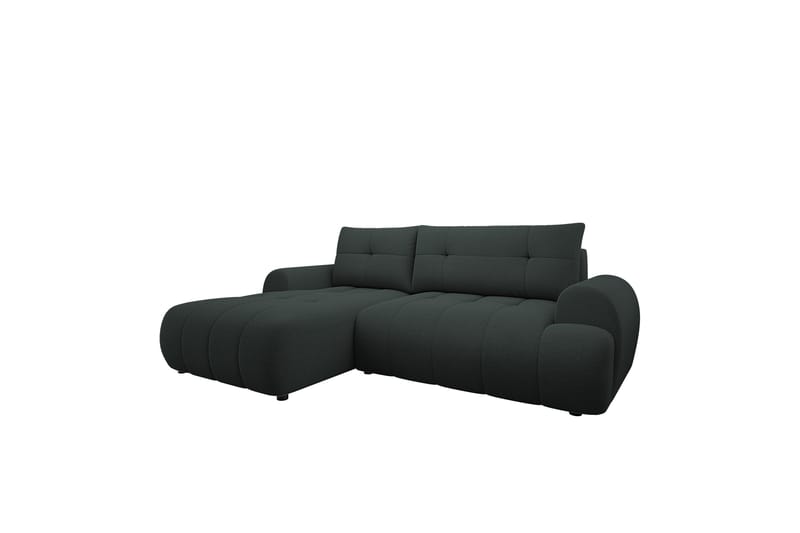 Ceibo Sovesofa med Sjeselong 3-seter - Svart - Møbler - Sofaer - Sovesofaer