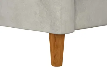 Celine 3-sits Divansovesofa Fløyel/Lysegrå - Dorel Home - Møbler - Sofaer - Sovesofaer - Sovesofa divan