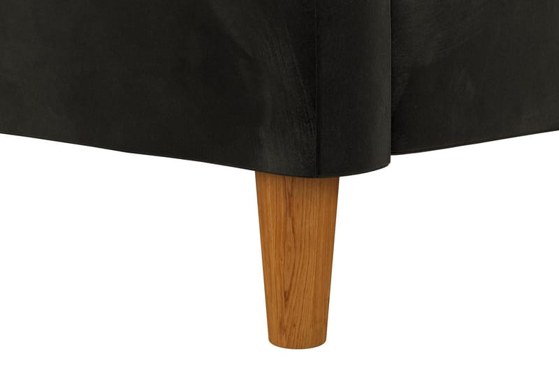 Celine 3-sits Divansovesofa Fløyel/Svart - Dorel Home - Møbler - Sofaer - Sovesofaer - Sovesofa divan