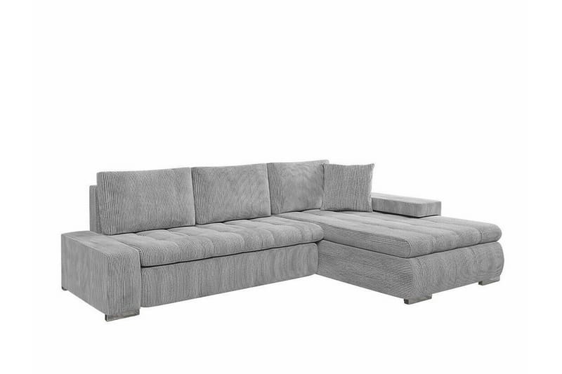 Cerys 3-seters Hjørnesofa - Lysegrå/Mørkegrå - Møbler - Sofaer - Sovesofaer