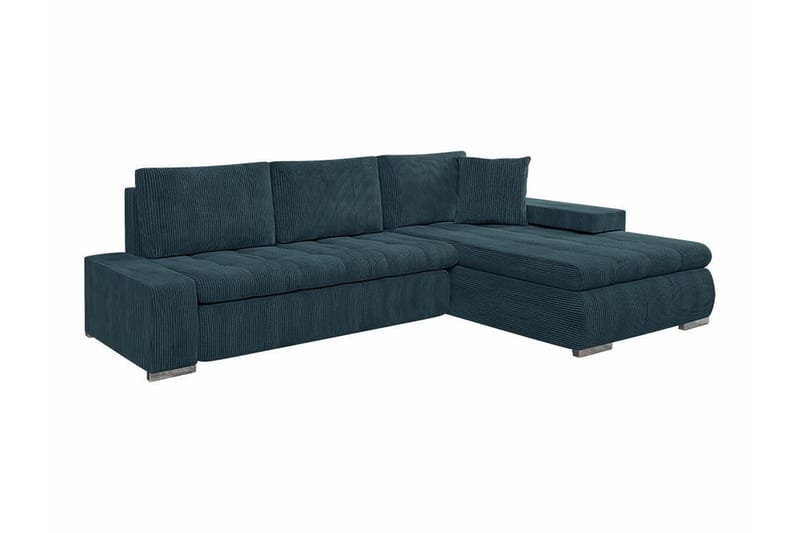 Cerys 3-seters Hjørnesofa - Mørkeblå - Møbler - Sofaer - Sovesofaer