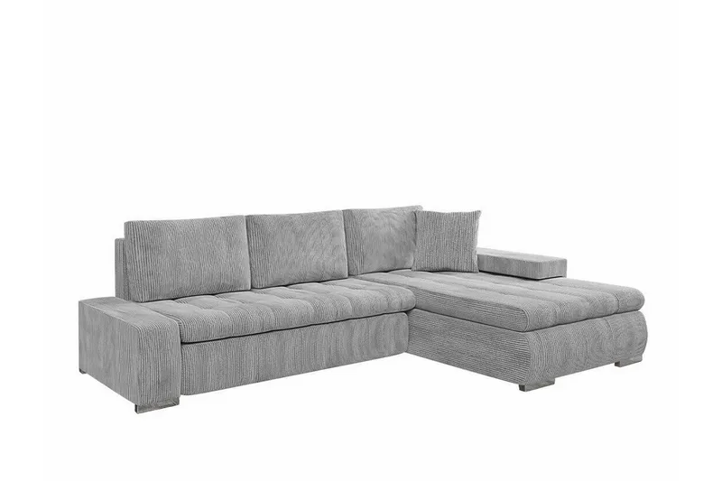 Cerys 3-sits Hörnbäddsoffa Light grey/Dark grey, undefined
