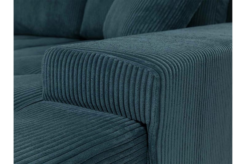 Cerys 3-sits Hörnbäddsoffa NO_BRAND Dark blue - Møbler - Sofaer - Sovesofaer