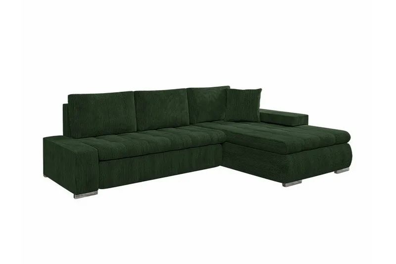 Cerys 3-sits Hörnbäddsoffa NO_BRAND Green, undefined