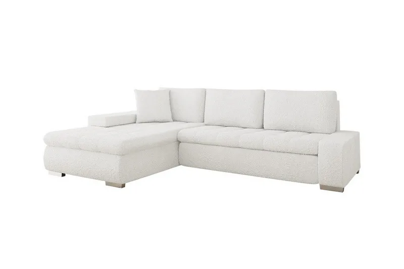Cerys 3-sits Hörnbäddsoffa NO_BRAND White, undefined