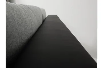 Cerys Hjørnesofa - Svart/Grå - Møbler - Sofaer - Sovesofaer