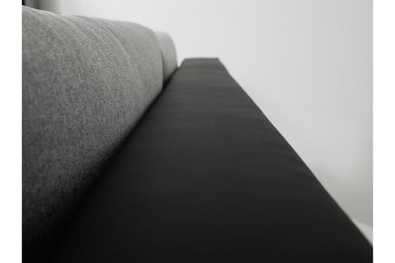 Cerys Hjørnesofa - Svart/Grå - Møbler - Sofaer - Sovesofaer