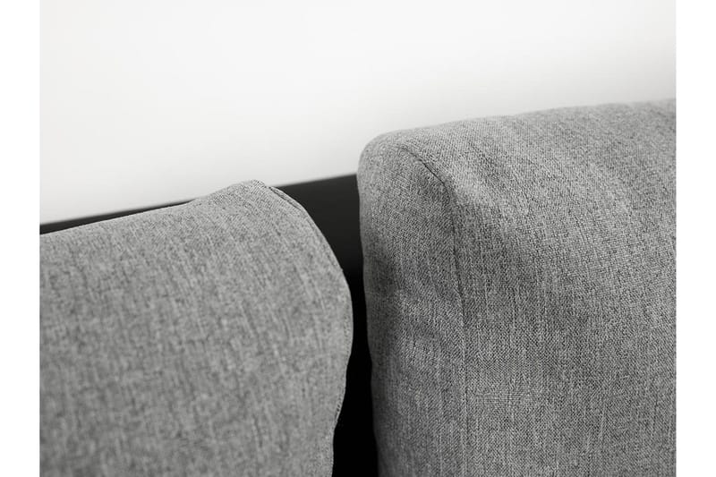 Cerys Hjørnesovesofa Universal 140x252 cm med Oppbevaring i Fløyel - Grå - Møbler - Sofaer - Sovesofaer