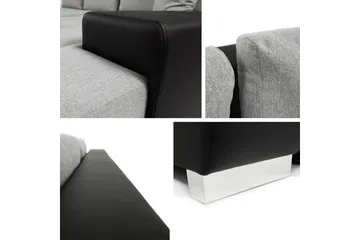 Cerys Sovesofa Med 3-Seters Divan - Beige - Møbler - Sofaer - Sovesofaer
